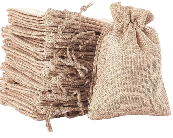 Jute Drawstring Bags